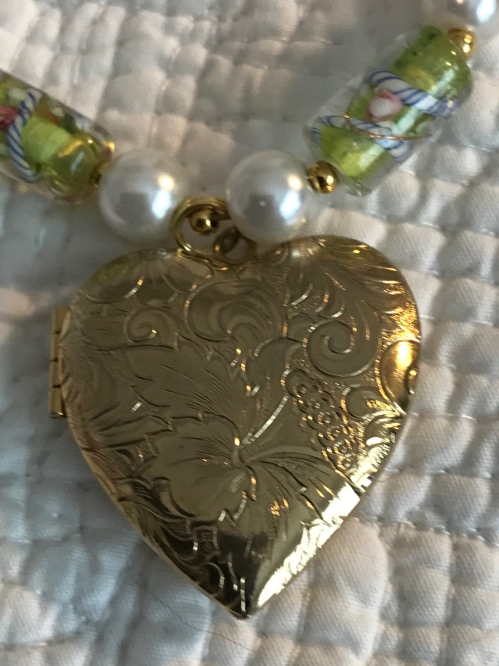 “My Open Heart”: Artisan necklace - Picture 4 of 14